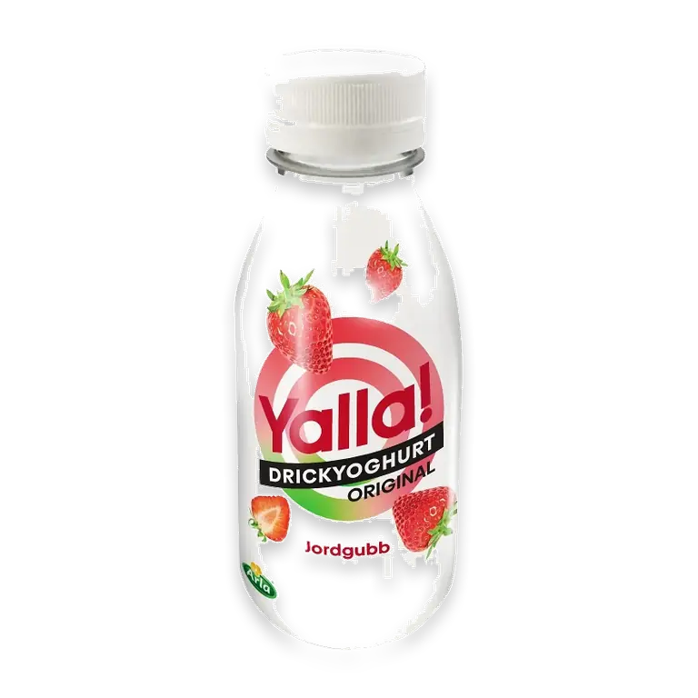 Drickyoghurt Yalla! Jordgubb 0,5% 350ml Yoggi®