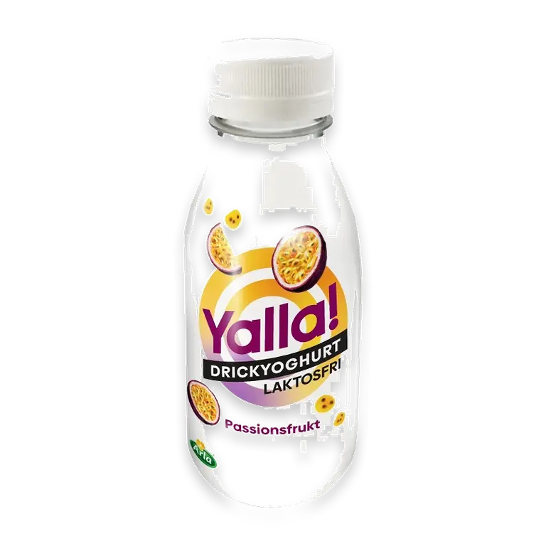 Drickyoghurt Yalla Passionsfrukt Laktosfri 0,5% 350ml Yoggi®
