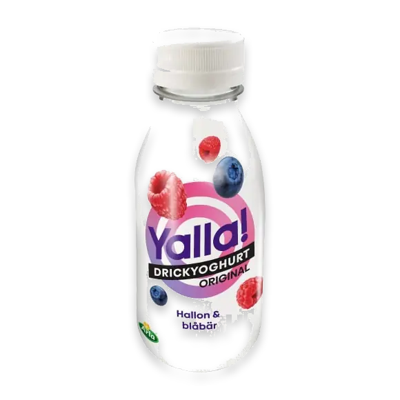 Hallon Blåbär Drickyoghurt