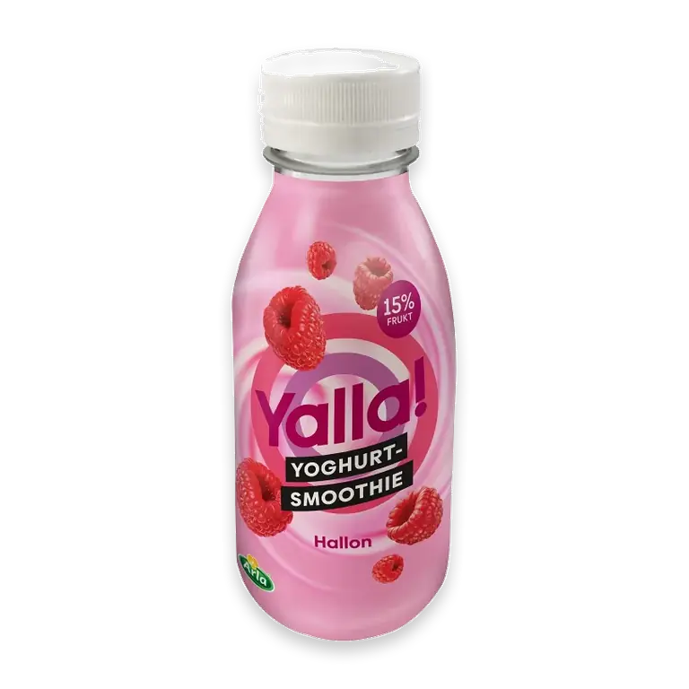 Yoghurt Smoothie Yalla! Hallon 2% 350ml Yoggi®