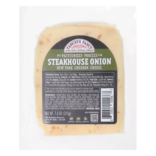 Cheese, Cheddar, New York, Steakhouse Onion