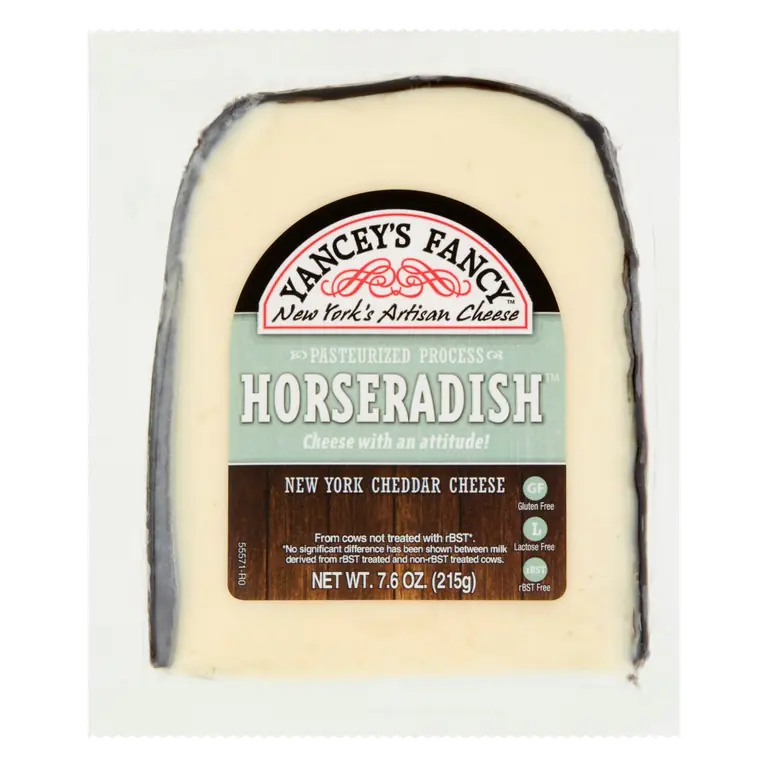 Pasteurized Process Horseradish New York Cheddar Cheese