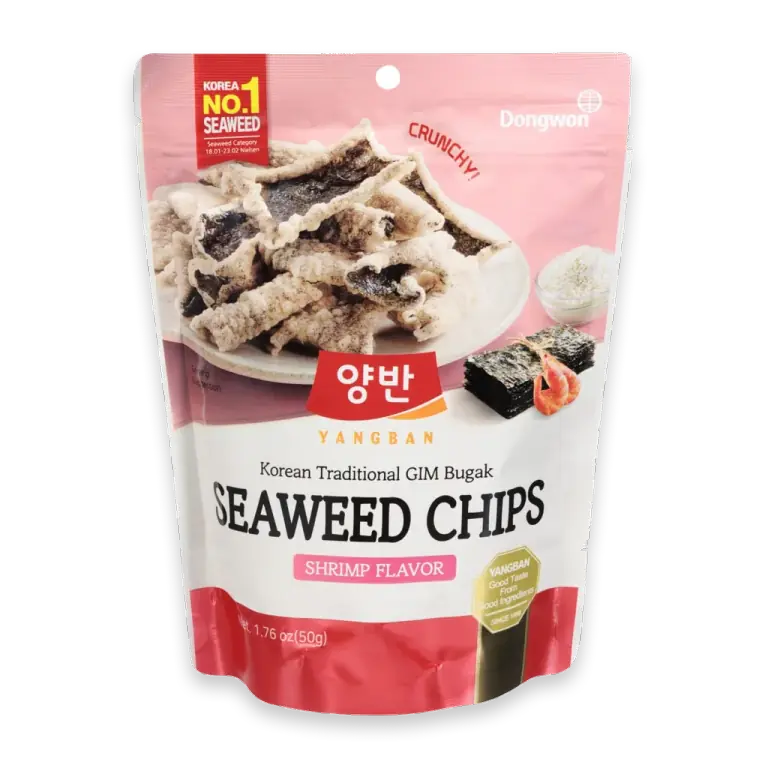 Korean Traditional Shrimp Flavor Seaweed Chips