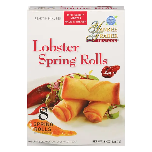 Lobster Spring Rolls - 8 ct Frozen