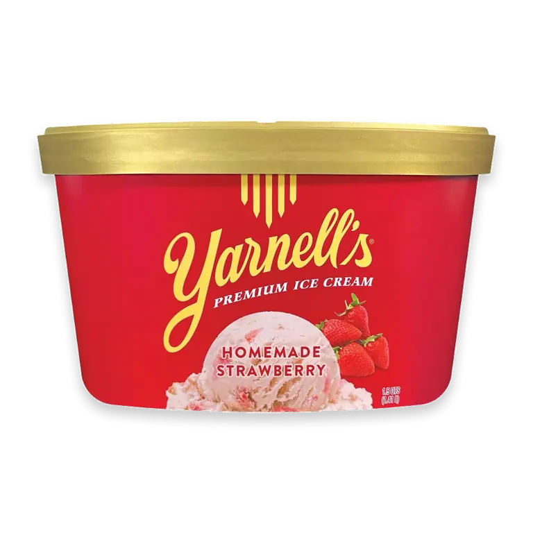 Homemade Strawberry 48oz Ice Cream