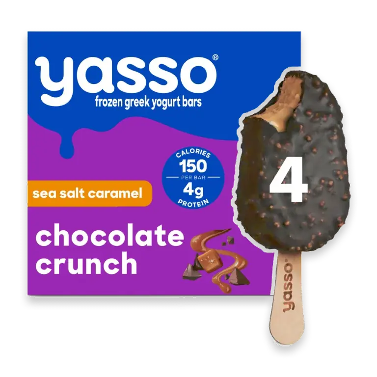 Caramel Chocolate Crunch Greek Yogurt Bar