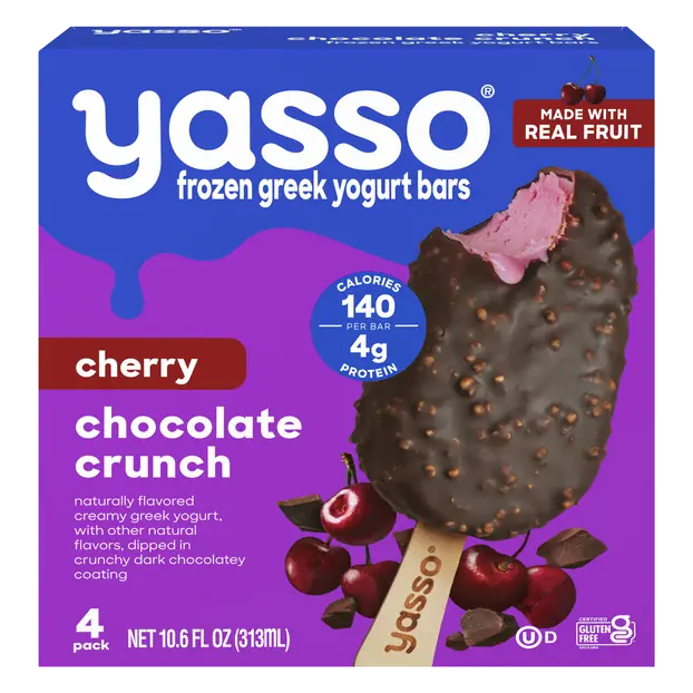 Cherry Chocolate Crunch Greek Yogurt Bars - 4 ct