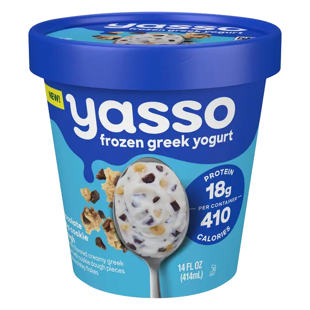 Chocolate Chip Cookie Dough Frozen Greek Yogurt