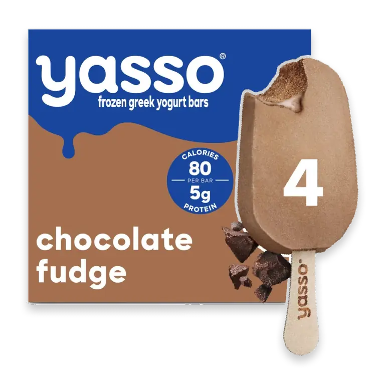 Chocolate Fudge Greek Yogurt Bar