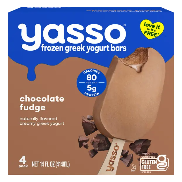Chocolate Fudge Greek Yogurt Bars - 4 ct