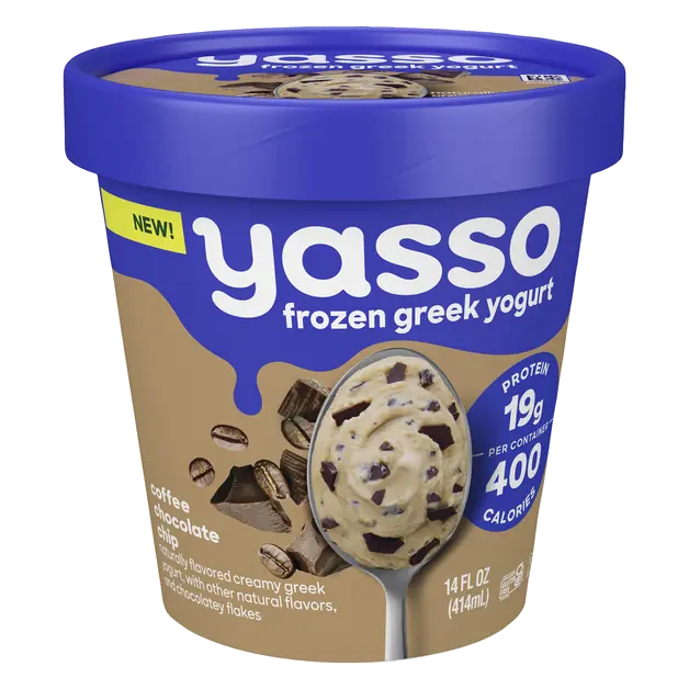 Coffee Chocolate Chip Greek Frozen Yogurt