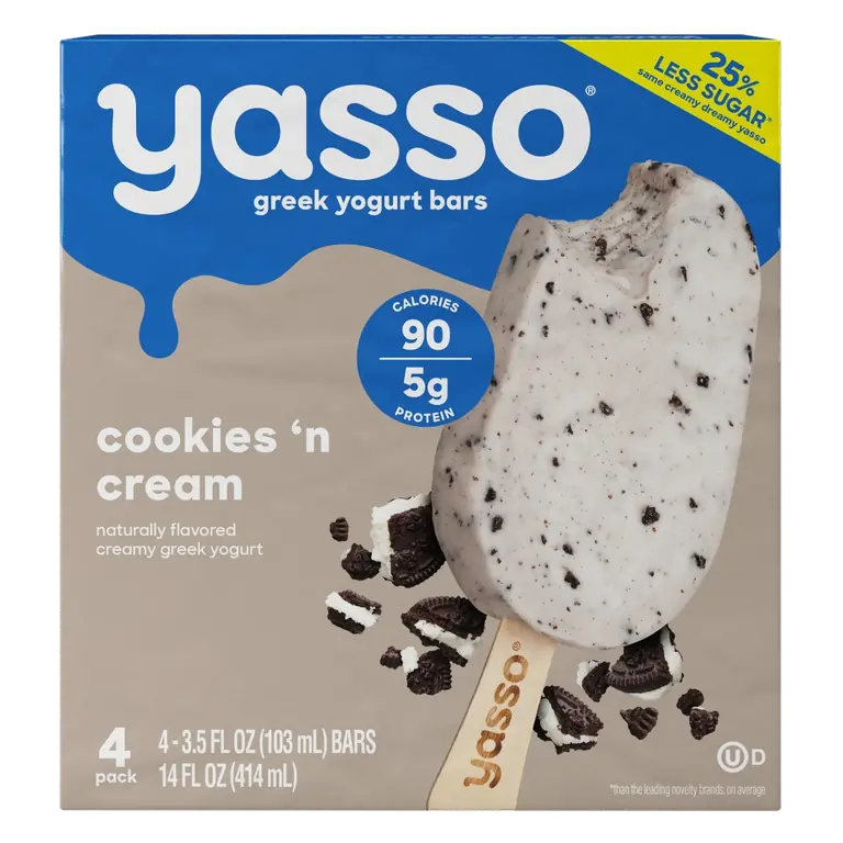 Cookies 'n Cream Flavored Greek Yogurt Bars