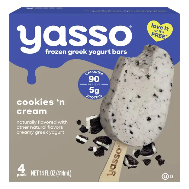 Cookies 'n Cream Greek Yogurt Bars- 4 ct