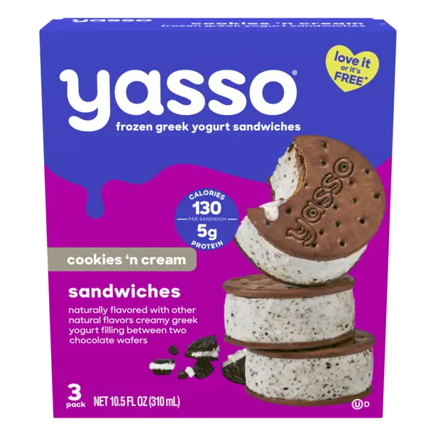 Cookies 'n Cream Greek Yogurt Sandwiches - 3 ct
