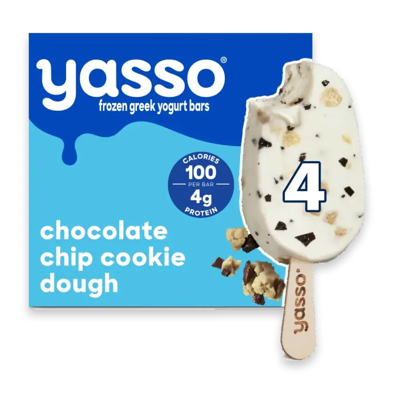 Frozen Greek Yogurt Bars Chocolate Chip Cookie Dough Bars