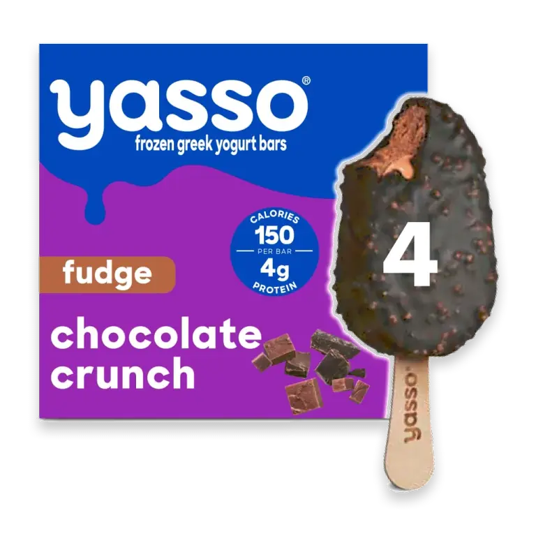 Frozen Greek Yogurt Bars Fudge Chocolate Crunch Bars