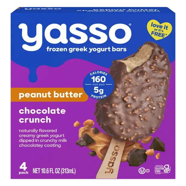 Peanut Butter Chocolate Crunch Greek Yogurt Bars - 4 ct