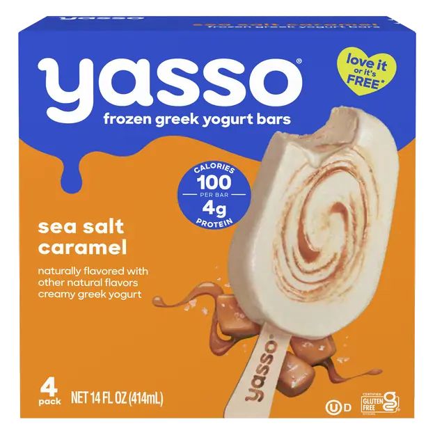 Sea Salt Caramel Greek Yogurt Bars - 4 ct