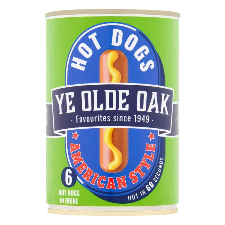 US Style Hot Dogs x6 400g (200g*)