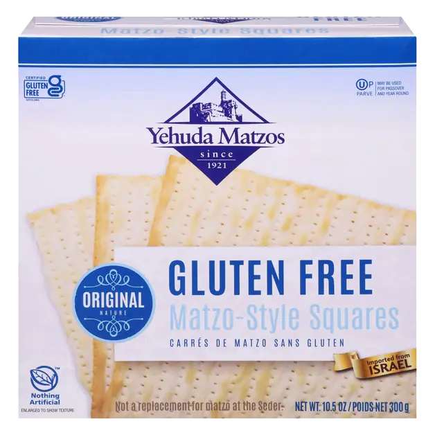 Gluten Free Original Matzo-Style Squares Kosher For Passover