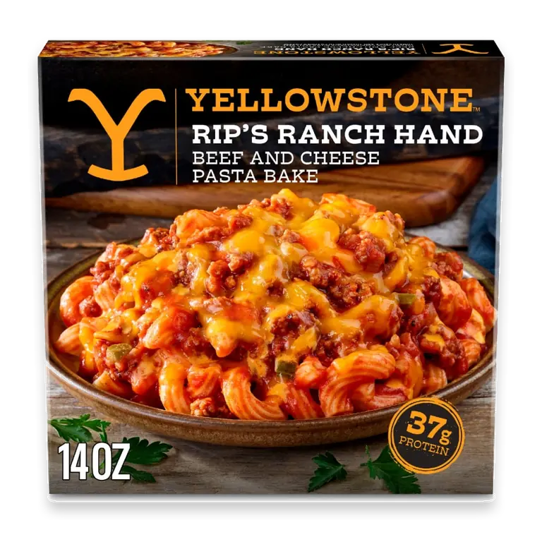 Rip's Ranch Hand Beef and Cheese Pasta Bake Frozen Meal