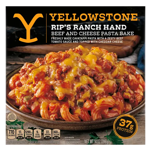 Rip's Ranch Hand Beef & Cheese Pasta Bake Frozen Meal