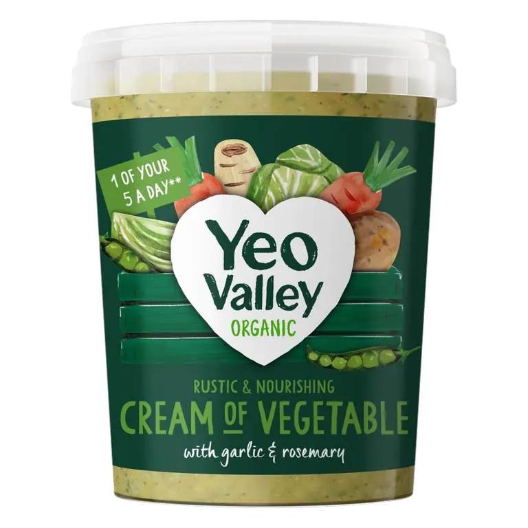 Yeo Valley Organic Cream Of Vegetable Soup 400g