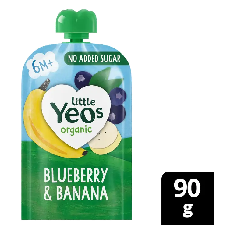 Little Yeos Organic Blueberry & Banana Yogurt