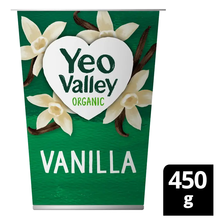 Organic 450g Vanilla Whole Milk Yogurt