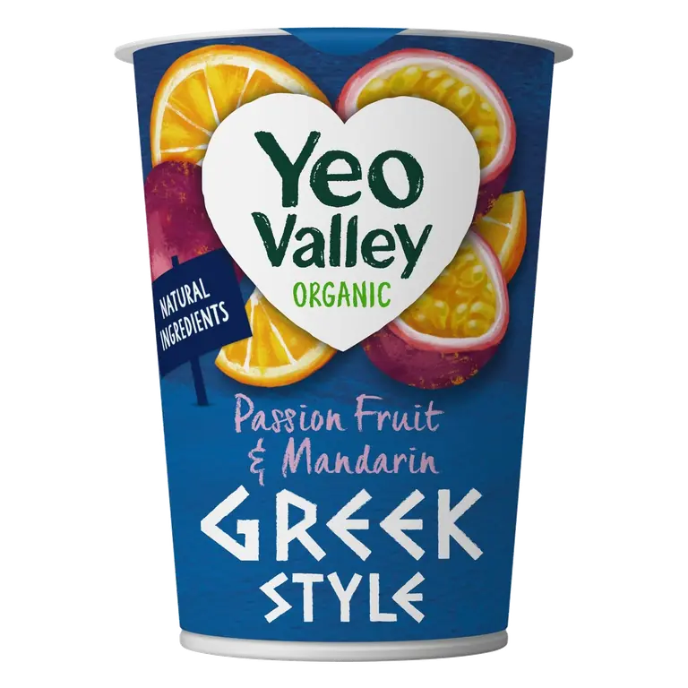 Organic Greek Style Passionfruit And Mandarin 450g
