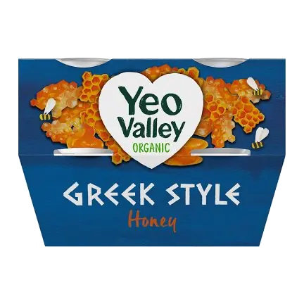 Organic Greek Style Yogurts with Honey