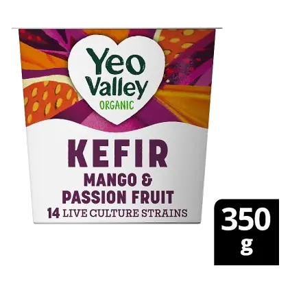 Yeo Valley Mango & Passionfruit Organic Kefir Yogurt