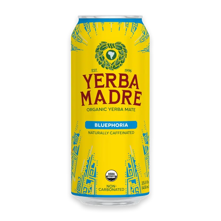 Organic Bluephoria Energy Drink Can