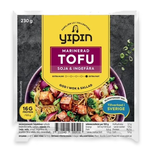 Marinerad Tofu Sojasås & Ingefära