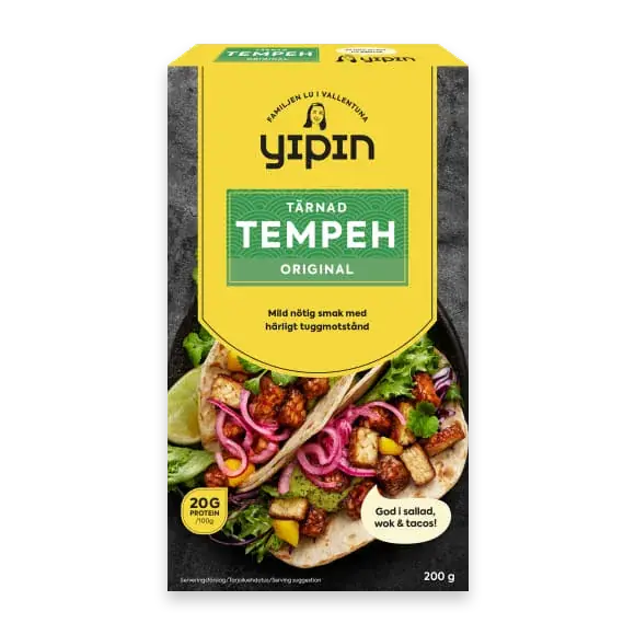 Tempeh Original Fast Tärnad/vegansk