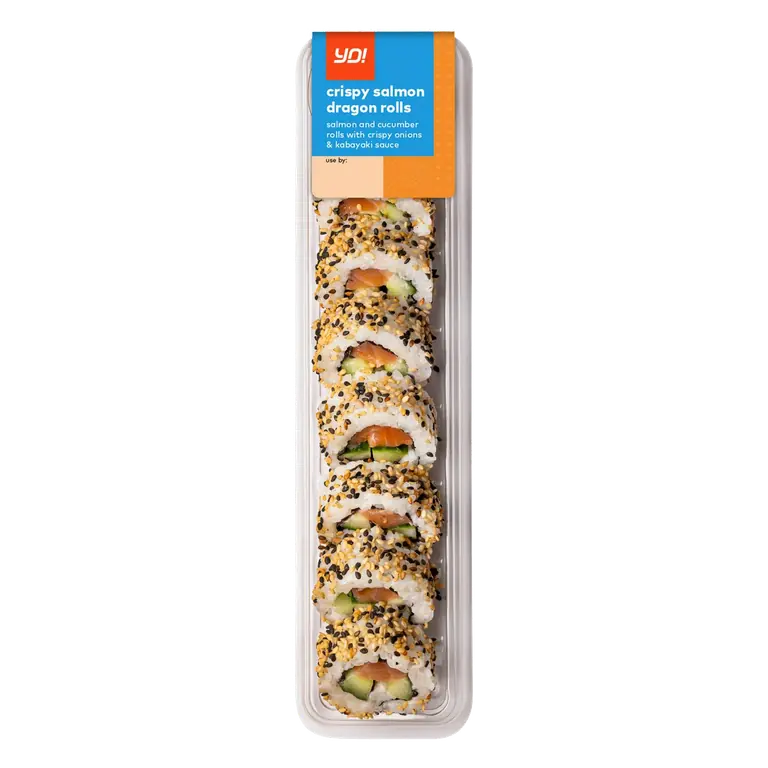 202g Crispy Salmon Dragon Rolls