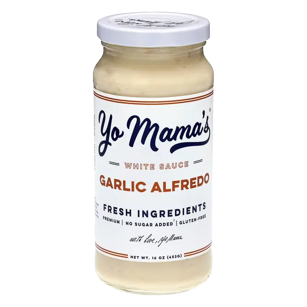 Keto Gluten Free No Sugar Added Garlic Alfredo Pasta Sauce
