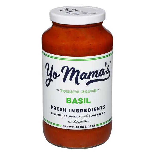 No Sugar Added Basil Tomato Pasta Sauce