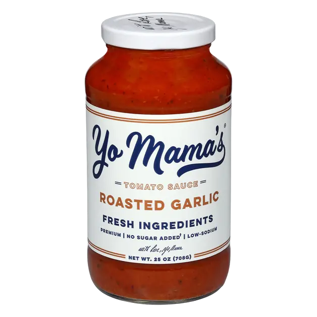No Sugar Added Low Sodium Roasted Garlic Pasta Sauce