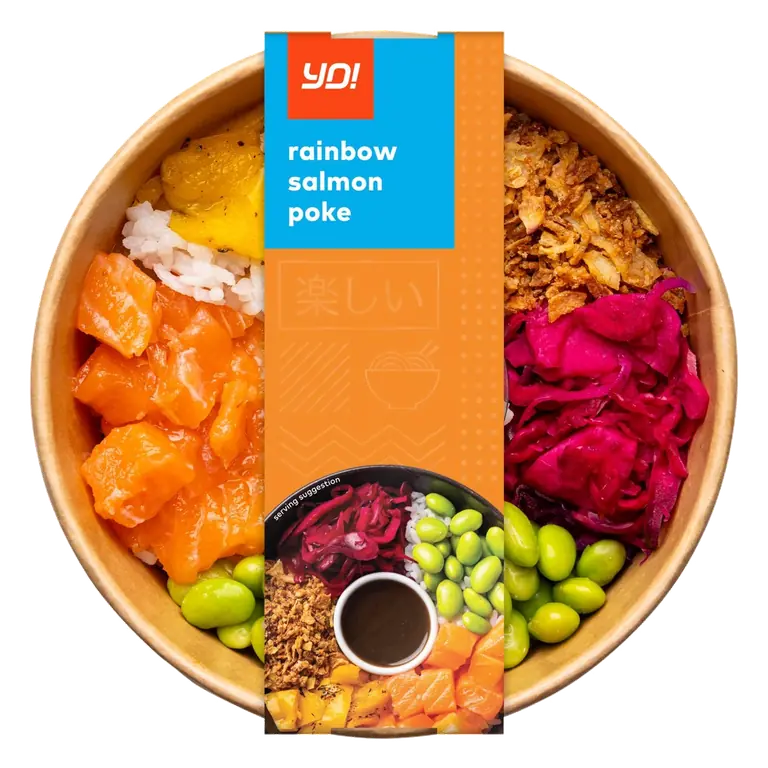 Yo! Sushi Rainbow Salmon Poke 289g