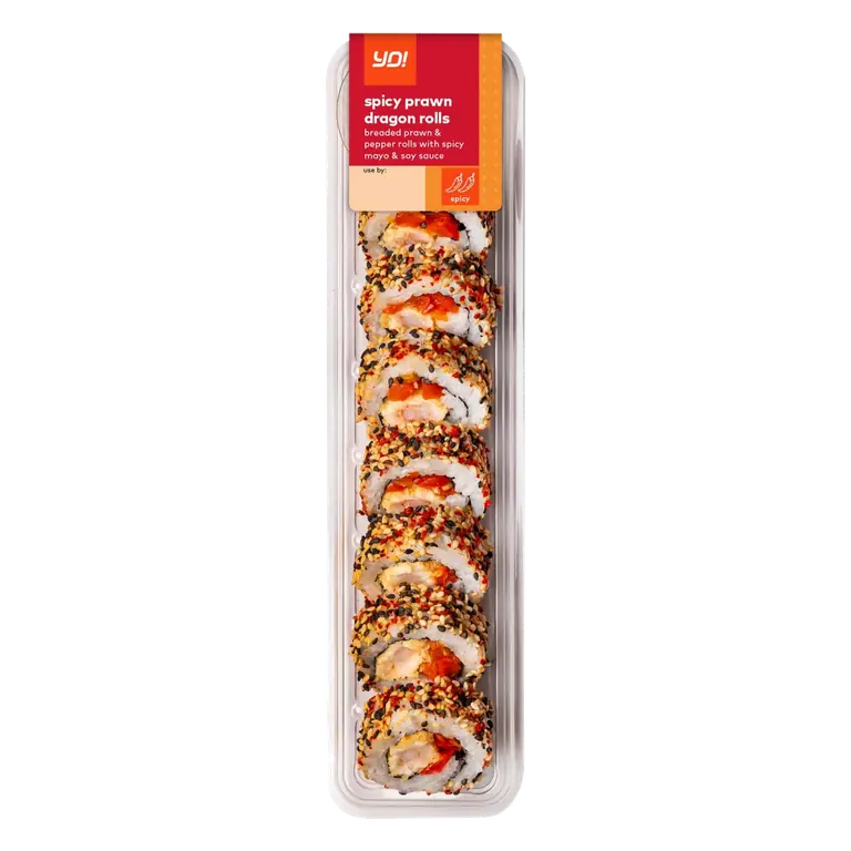 Yo! Sushi Spicy Prawn Dragon Rolls 203g