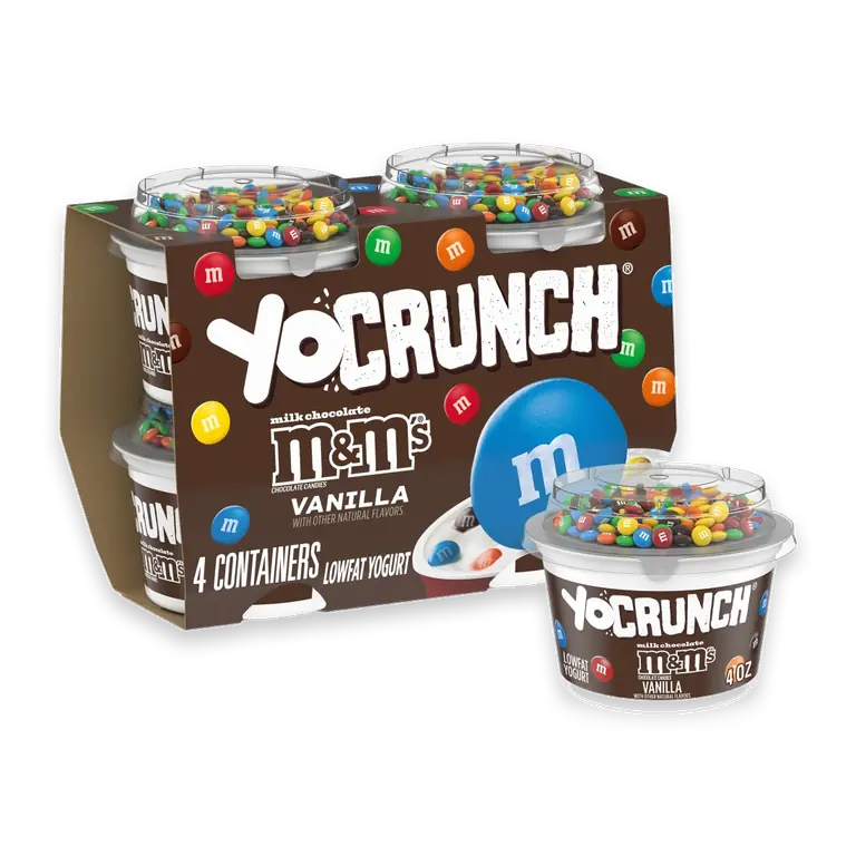 Vanilla Low Fat Yogurt Cups with Mini M&Ms(R)