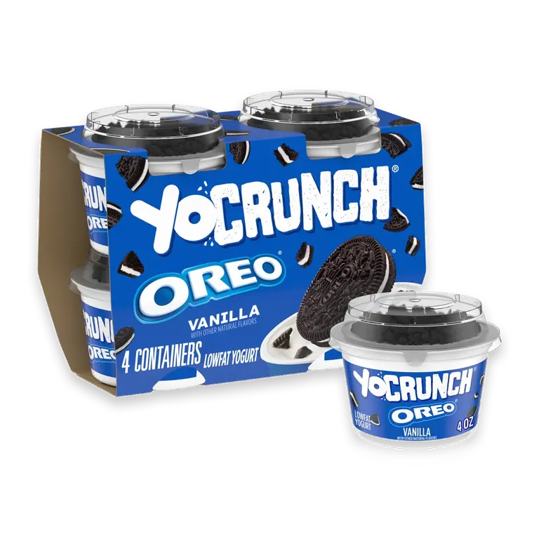 Vanilla Low Fat Yogurt Cups with OREO(R) Cookie Pieces