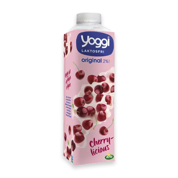 Cherry-licious Yoghurt Laktosfri 2%