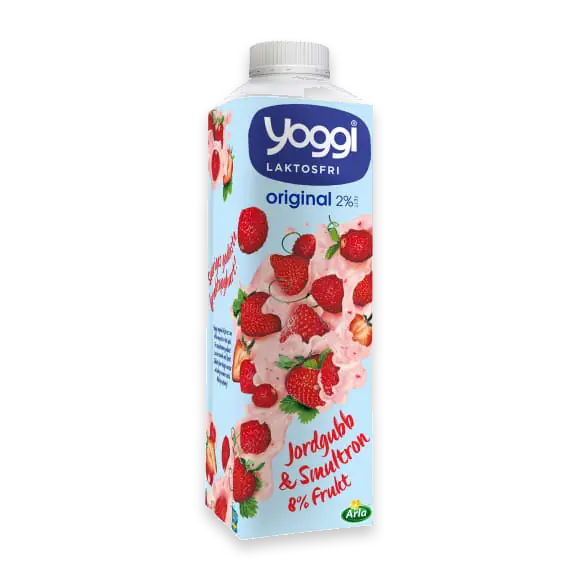 Jordgubb Smultron Yoghurt Laktosfri 2%