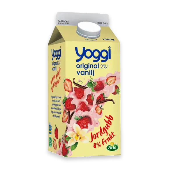 Jordgubb Vanilj Yoghurt 2%