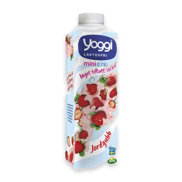 Jordgubb Yoghurt Mini Laktosfri 0,1%
