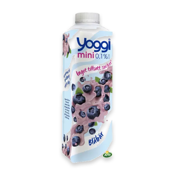 Mini Blåbär Yoghurt 0,1%
