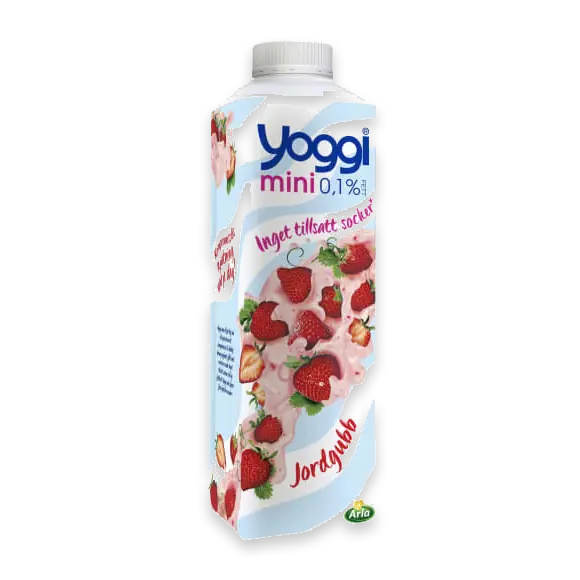 Mini Jordgubb Yoghurt 0,1%