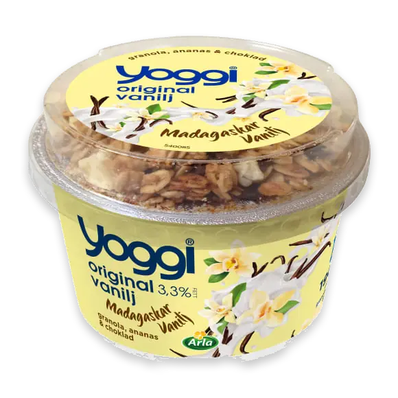 Vanilj Yoghurt med Granola 3,2%